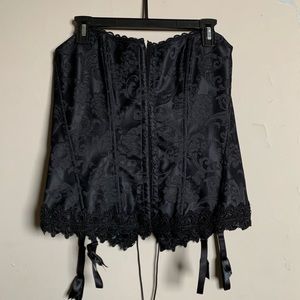 Frederick’s of Hollywood Black Bustier Corset